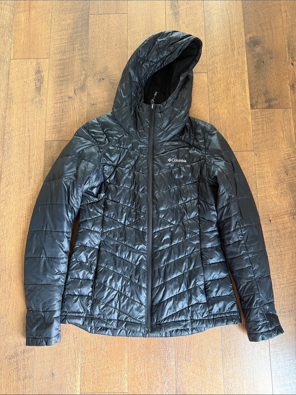 Columbia Women's Heavenly Black Hooded Jacket